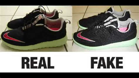 how to tell nike roshe real from fake|how to check for fake nikes.